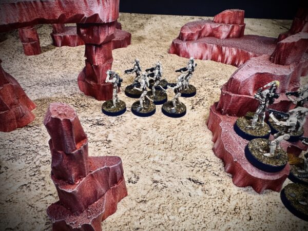 Rocky Outcrops - Red Dust Style - Set of 5 - Image 3