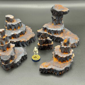 Rocky Outcrops - Magma - Set of 10