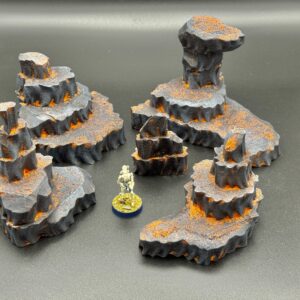 Rocky Outcrops - Magma - Set of 10