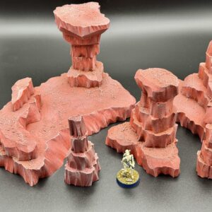 Rocky Outcrops - Red Dust - Set of 10