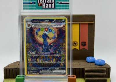 trading card display diorama