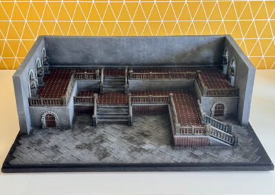 handcrafted tabletop terrain manor