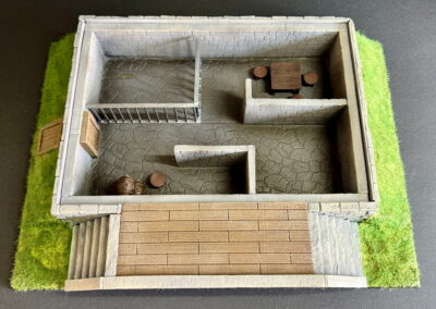 handcrafted tabletop terrain tavern