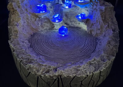 dice display diorama