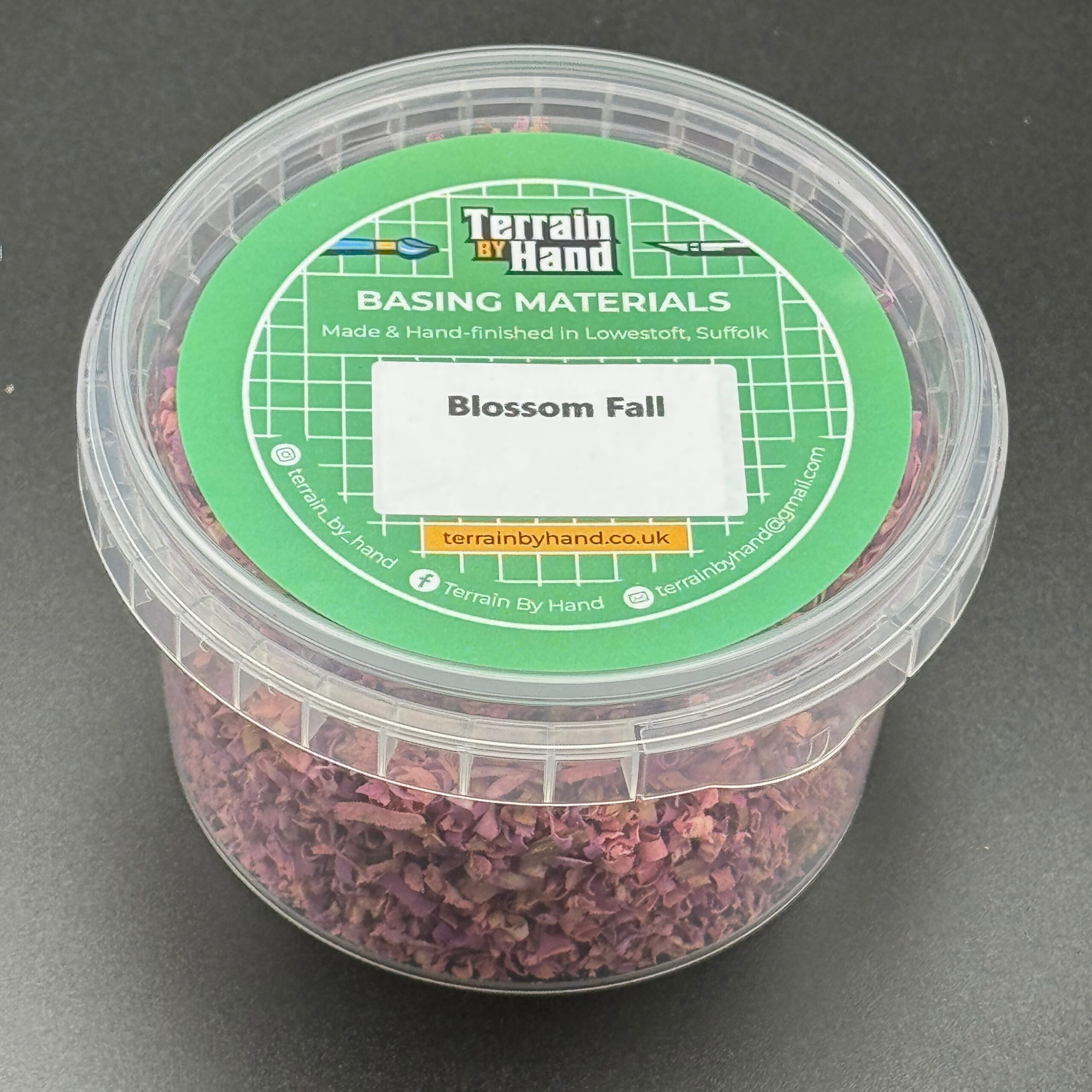 handcrafted basing material blossom fall