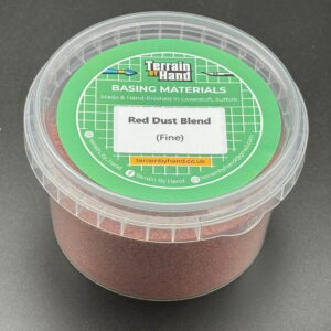 handcrafted basing material red dust blend fine