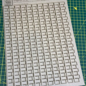 Staggered Roof Shingles Laser Cut