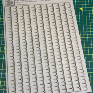Fish Scale Shingles Laser Cut