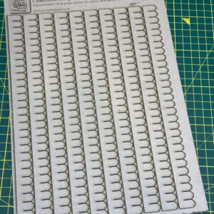 Chamfered Roof Shingles Laser Cut