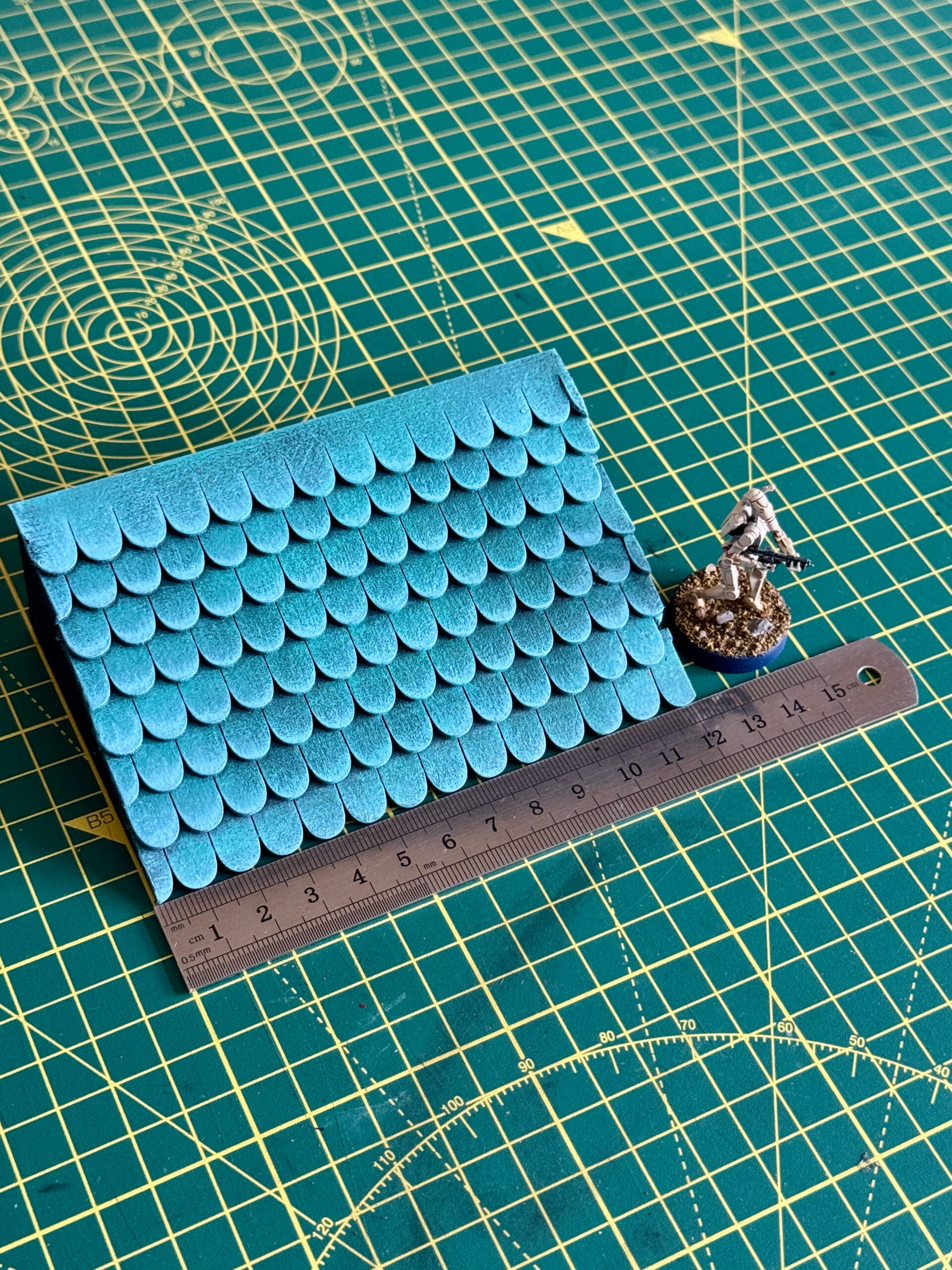 Fish Scale Roof Shingles Laser Cut